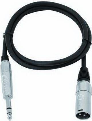 Actual product image Omnitronic 30225195 XLR adapter cable (1x XLR male 3 pin (0.90 m, XLR Cables)
