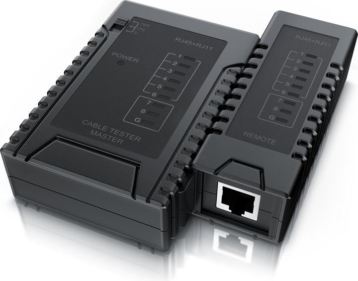 Actual product image CSL Network cable tester for RJ45 RJ11 cables - Patch cable line tester - LAN Network Cable Tester