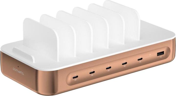 4smarts Ladestation Team 100W 5C/1A inkl. 6 Kabel Kupfer (100 W)