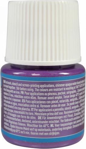 Produktbild Pebeo Setacolor Opak Schimmerndes (Schimmerndes Amethyst, 45 ml)