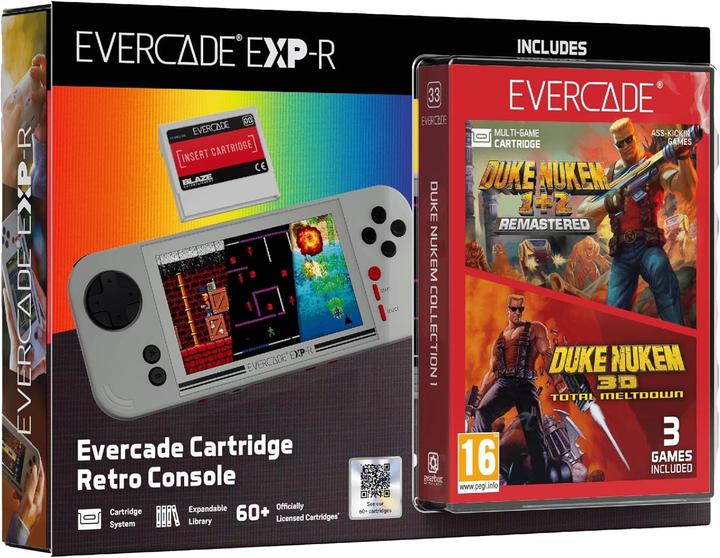 Blaze Evercade EXP-R Solo + Duke Nukem Collection Bundle