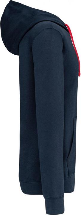 Image du produit Kariban Sweatshirt à capuche zippé contrastée (4XL)