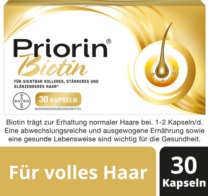 Priorin Biotine (30 pièce(s), Capsules, 48 g)