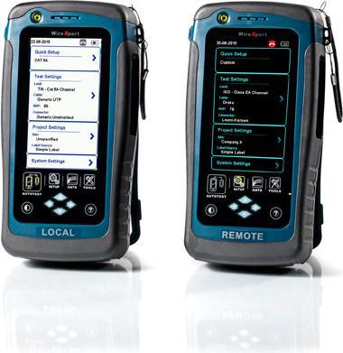 Actual product image Softing Psiber) WireXpert 500 LAN Copper Cable Certifier - Class D, E, EA