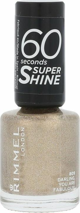 Actual product image Rimmel London 60 Seconds Super Shine (809 Darling You Are Fabulous, Colour paint)