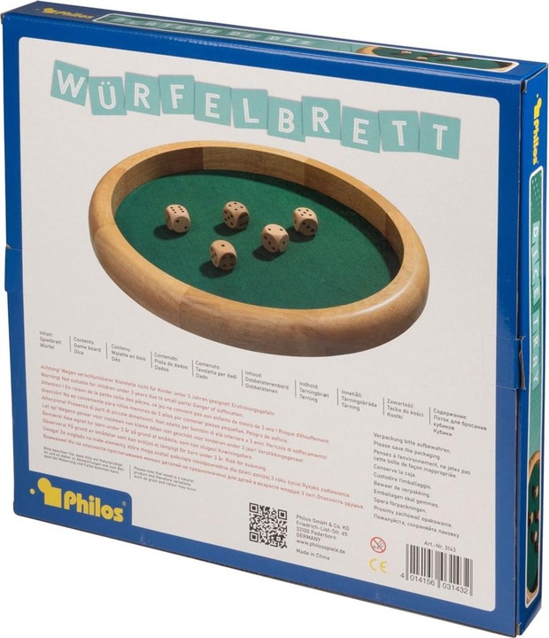Actual product image Philos Dice board