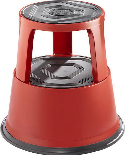 Produktbild eurokraft pro Rollhocker aus stabilem Stahlblech
