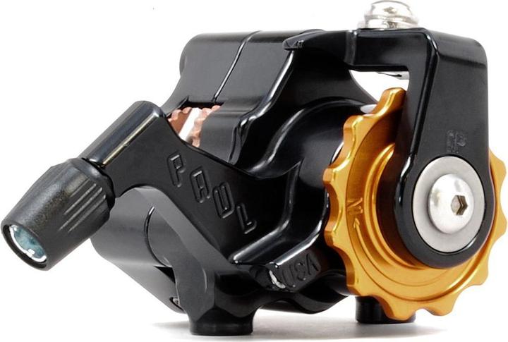 Paul Component Engineering Paul Component Klamper Scheibenbremse FM, Short-Pull, black/orange (Vorderradbremse, Bremssattel)