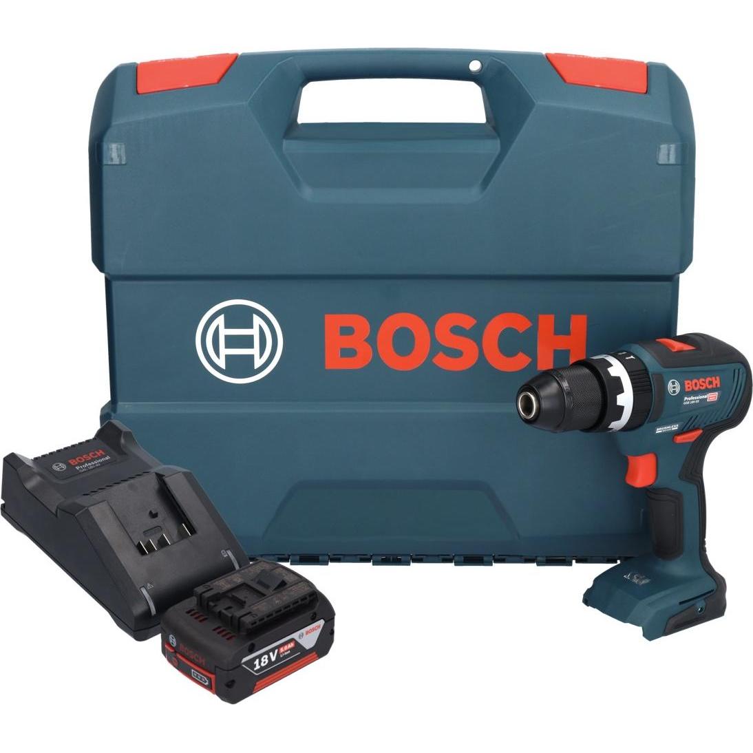 Thumbnail - Bosch Professional, Bohrmaschine + Akkuschrauber, Bosch GSB 18V-55 Professional Akku Schlagbohrschrauber 18 V 55 Nm Brus...