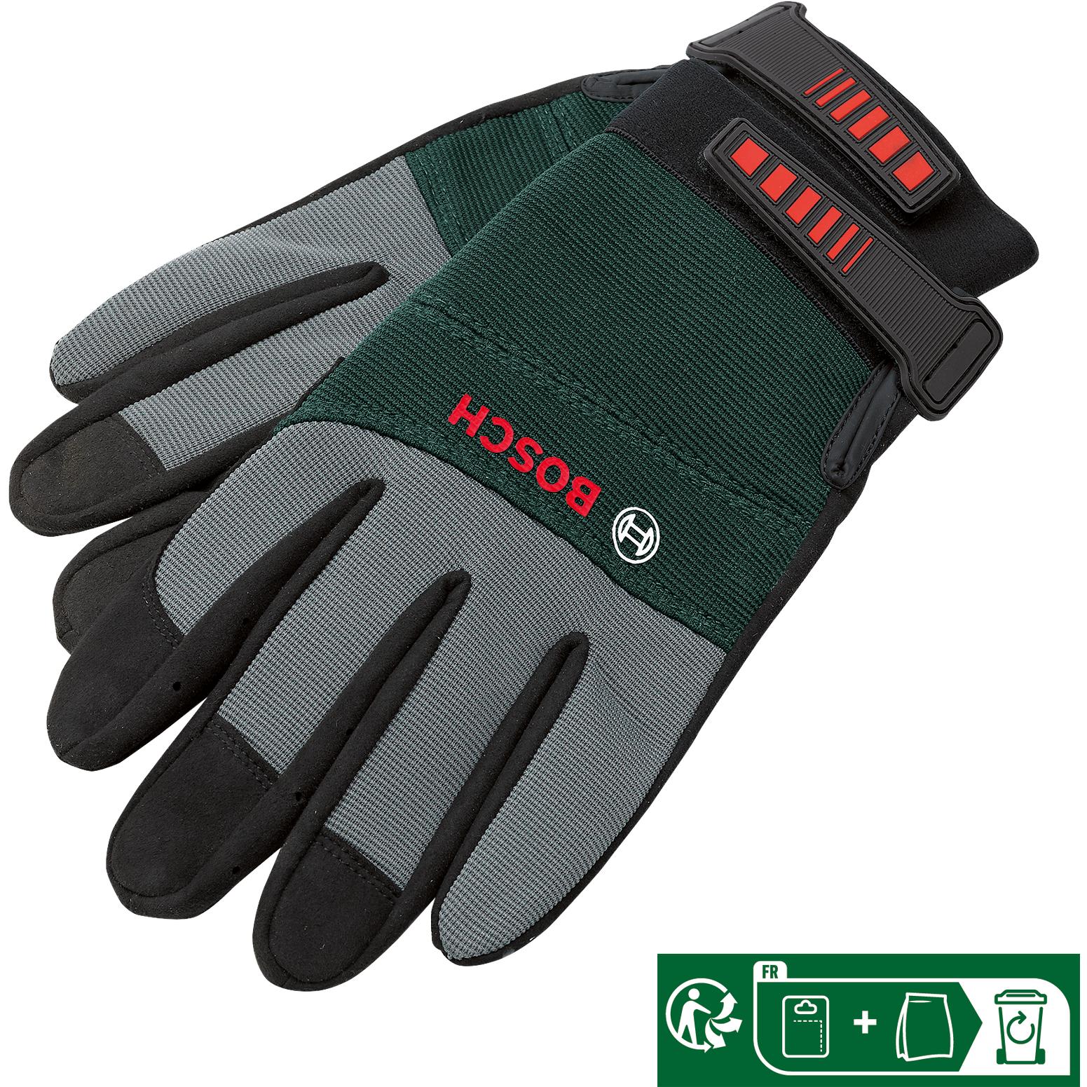 Bosch Home & Garden Unisex Verde Guanti Di Sicurezza, Guanti Da Giardino (L)