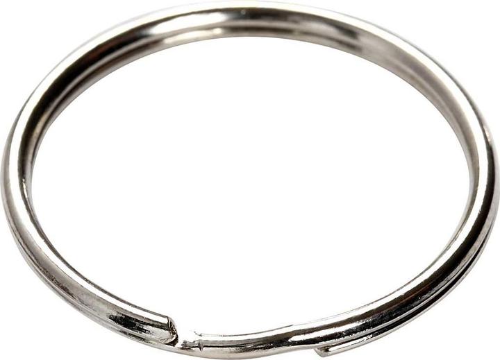 Immagine prodotto Creativ Company Schlüsselringe 30mm, Set mit 6 Stück, aus Metall