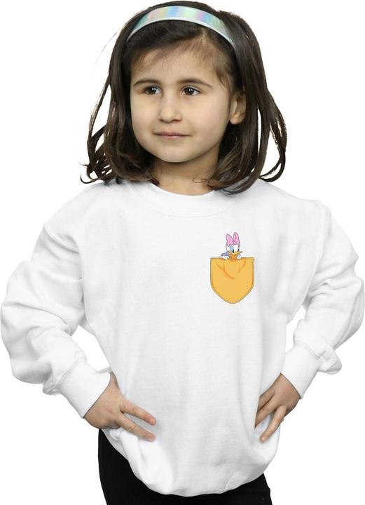 Immagine prodotto Disney Daisy Duck Faux Pocket Felpa Ragazze (128)
