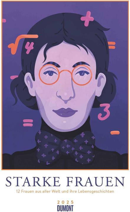 Starke Frauen 2025 – Wandkalender – mit 12 Porträts und Biografien – Hochformat A3 29,7 x 42 cm (Harter Einband, Deutsch)