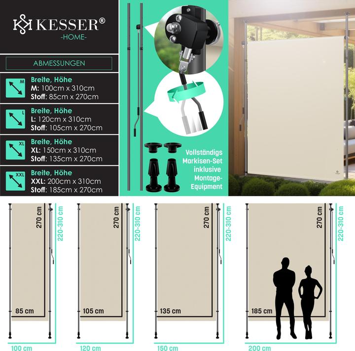 Produktbild Kesser Senkrechtmarkis (2 m)