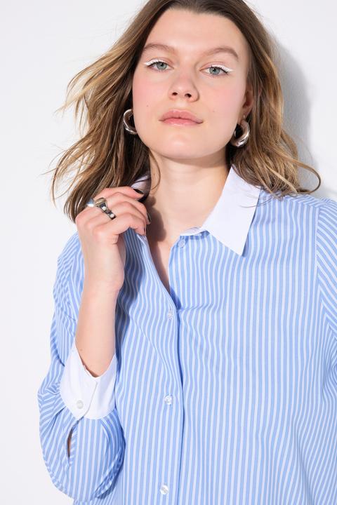 Produktbild Studio Untold Streifenbluse, Layering-Look, Langarm (50, 52)