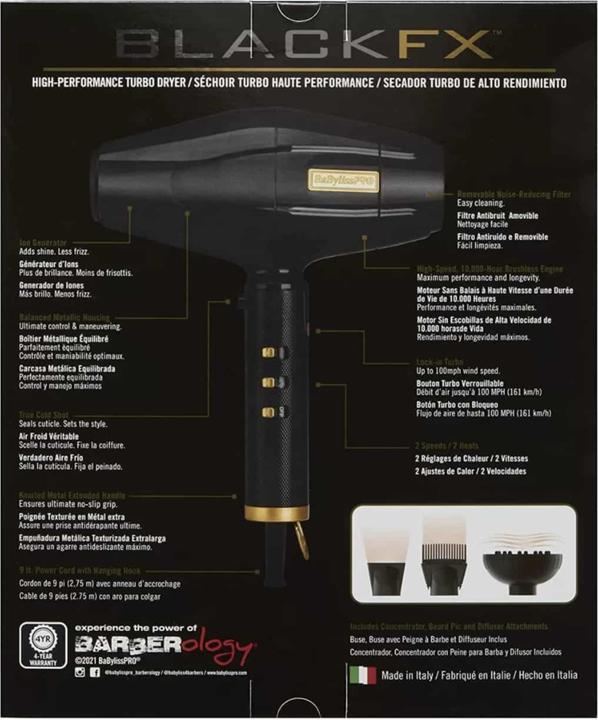 Image du produit BaByliss BlackFX 2200 (2200 W)