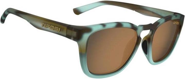 Actual product image MGA Tifosi Grin Mat Blue Tortoise Glasses (1 Glass Brown 17.1% Light Gear, No Mirror) (new) (Blue turtle, Blue)