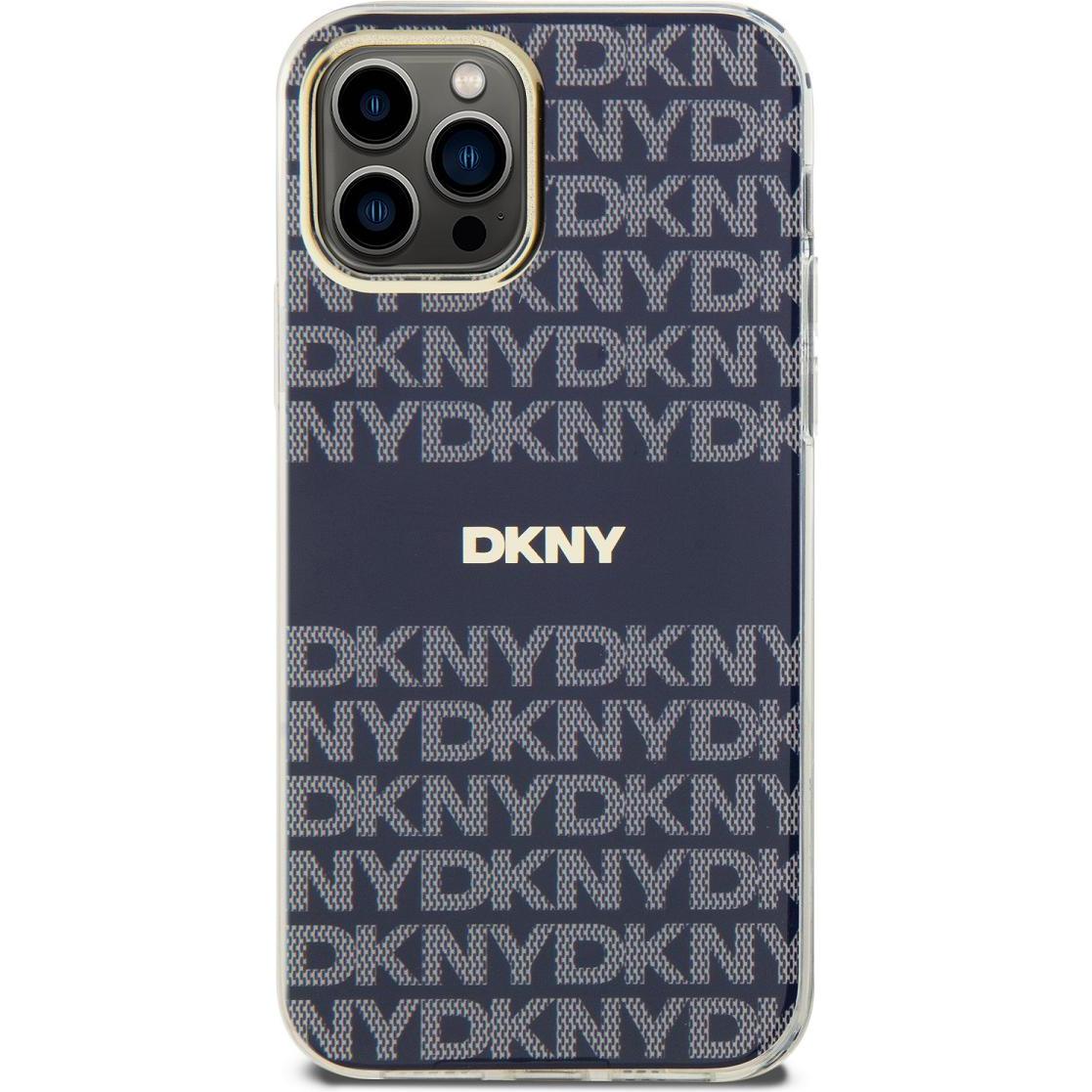 Thumbnail - DKNY PC/TPU Repeat Pattern Tonal Stripe Magsafe Case for iPhone 12/12 Pro Blue (Apple iPhone 12 Pro), Smartphone Hülle, ...