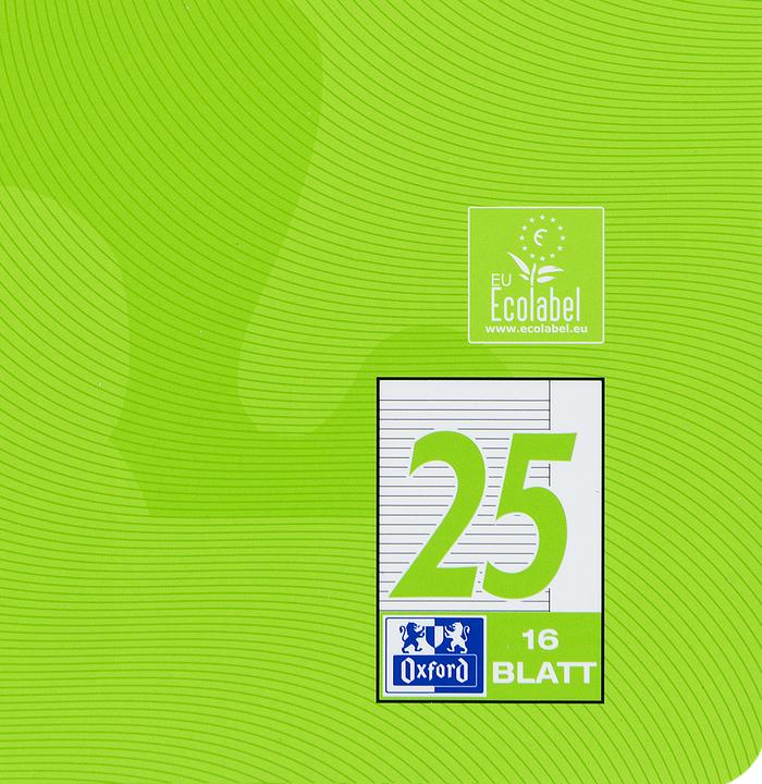 Actual product image Oxford Exercise book, A4, ruling 25 (A4, Lined, Hardcover)