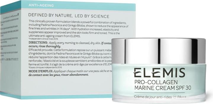 Actual product image Elemis Pro-Collagen Marine Cream (50 ml, Day cream, SPF 30)