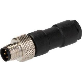 RS PRO Connettore M8 Spina per montaggio su cavo, 4 poli 4.0A, terminazione a saldare IP67, Cavo + Spina elettrica