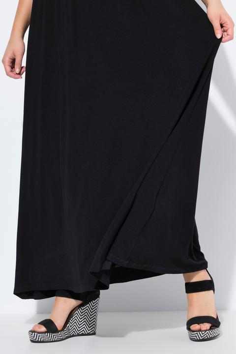 Produktbild Ulla Popken Kleid, A-Linie, gesmokt, Carré-Ausschnitt, Halbarm (54)