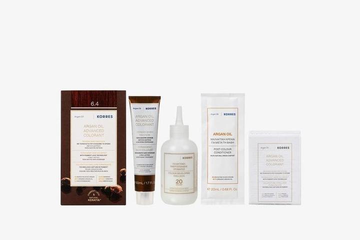 Actual product image Korres Argan Oil Hair Colour (No. 6.4 - Copper Dark Blonde)