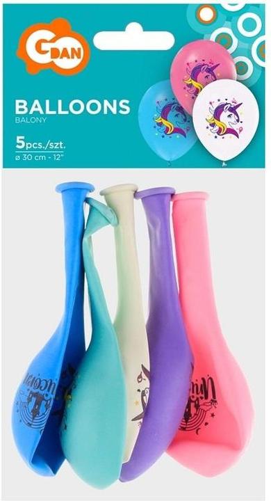 Actual product image GoDan Einhornballons 30 cm 5 Stk (5 x)