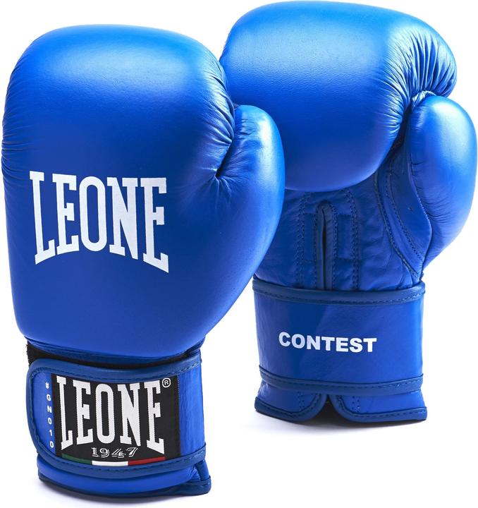 Produktbild Leone Boxhandschuhe Contest Blau GNO10 (10 OZ, One Size)