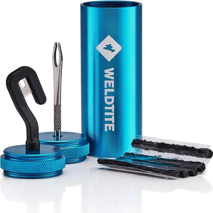 Actual product image Weldtite Unisex - Adult x Mending Kit, Black/White/Blue, One Size