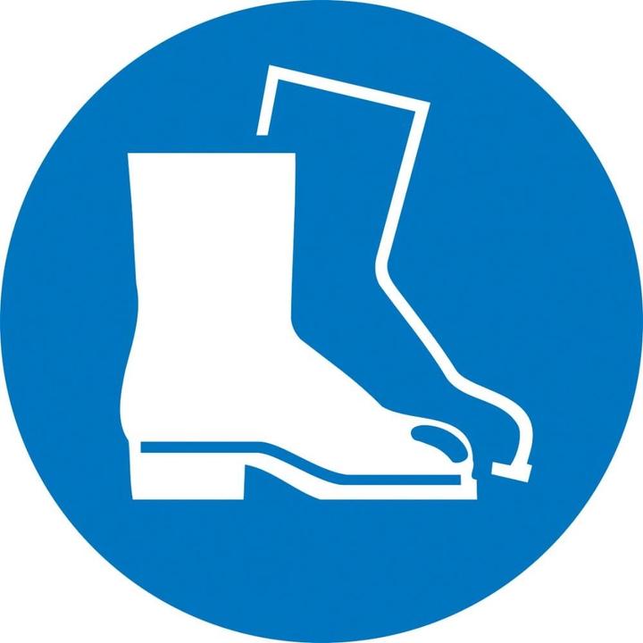 Actual product image BRW Mandatory sign Wear safety footwear - Ø 20 cm