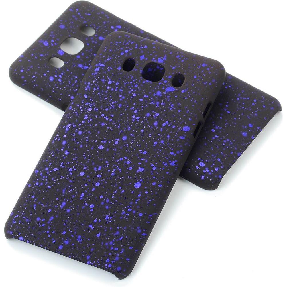 König Design Handy Hülle Schutz Case Bumper Etuis für Samsung Galaxy J5 2016 3D Sterne Lila (Samsung Galaxy J5 (2016)), ...