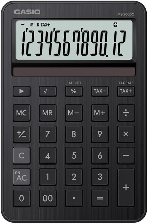 Actual product image Casio MS-200DQ-BK (Batteries, Solar cells)