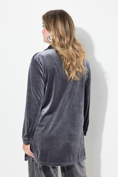 Image du produit Miamoda Samtbluse, längere A-Linie, Langarm (52)