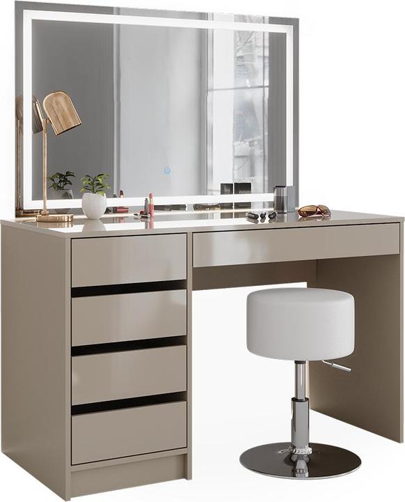 Actual product image Vicco Sherry with stool and lighting (120 x 55 x 75 cm)