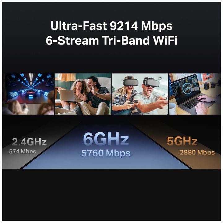 Actual product image TP-Link BE9300 Tri-Band Wi-Fi 7 Router