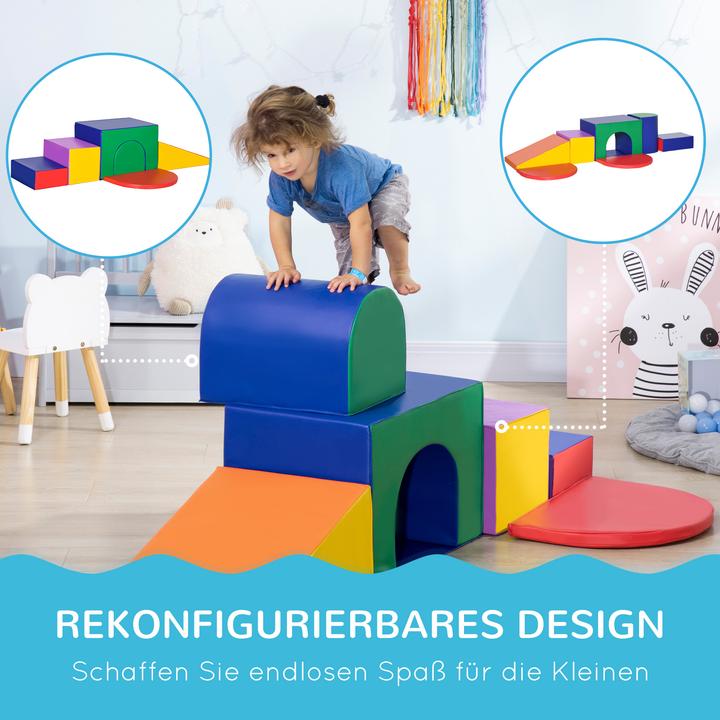 Image du produit Homcom Bausteinset Kunstleder, EPE Mehrfarbig