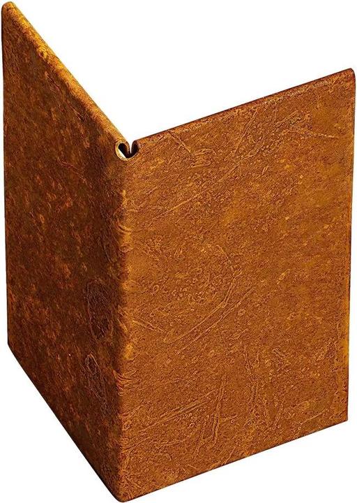 Innogard Eckverbinder für Rasenkantenband und Rasenkanten schmal (Aussenecke) Corten - 15 cm Höhe