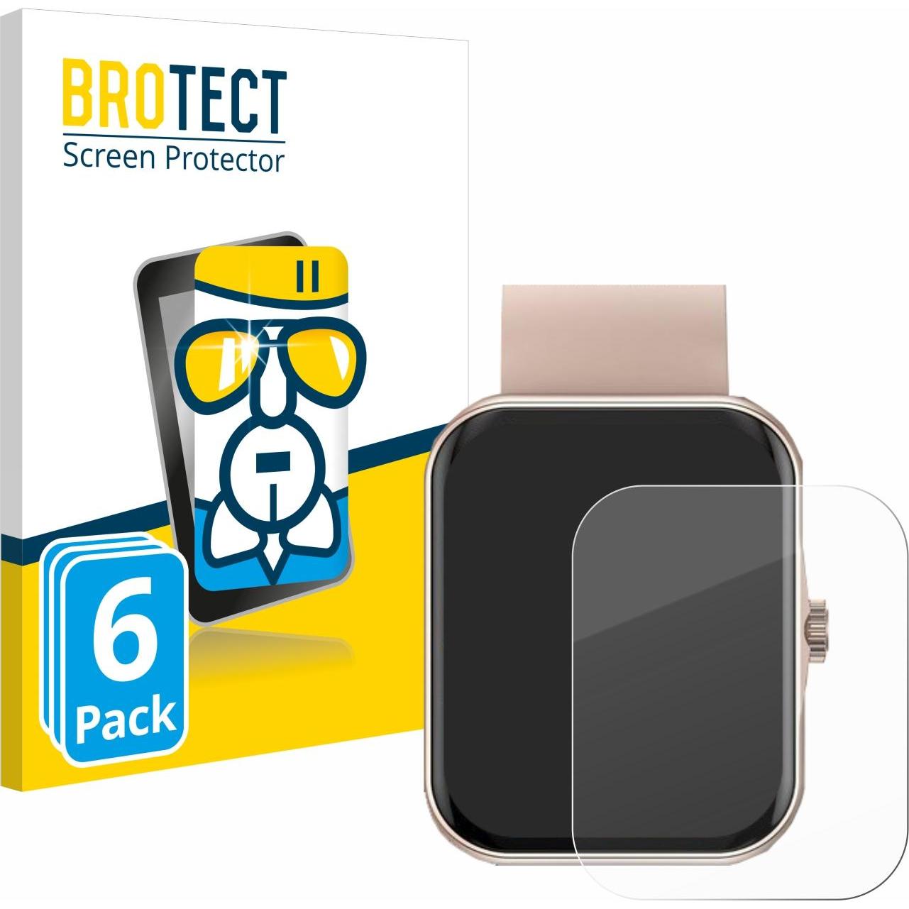Thumbnail - BROTECT AirGlass Panzerglasfolie, Smartwatch Schutzfolie, Transparent