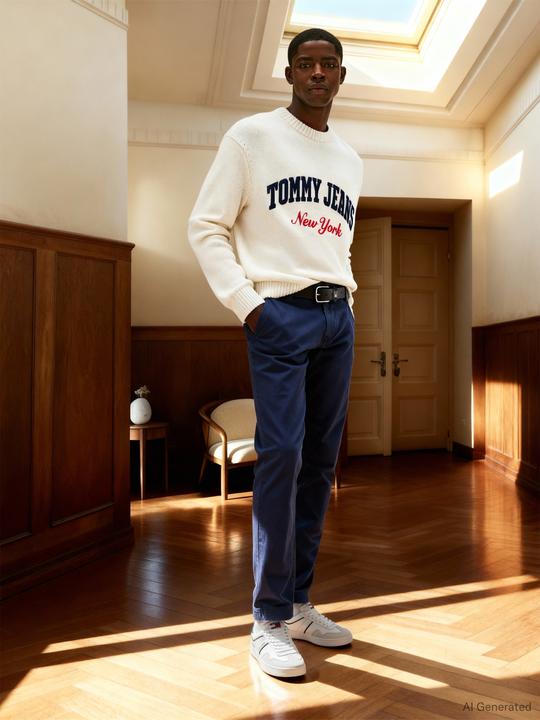 Produktbild Tommy Hilfiger Tommy Jeans Scanton Chino Slim Fit Twilight Navy (W38/L30)