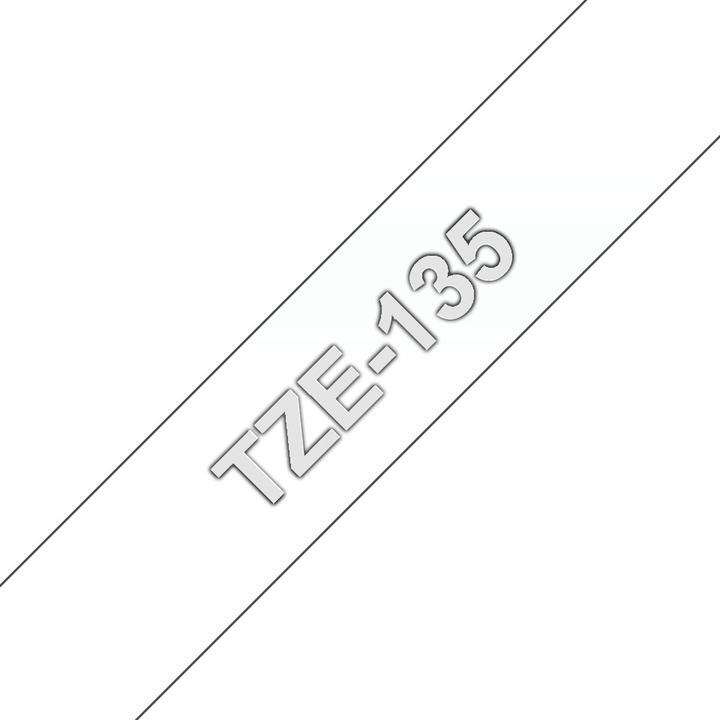 Produktbild Brother Tze-135 (1.20 cm, Weiss, Transparent)