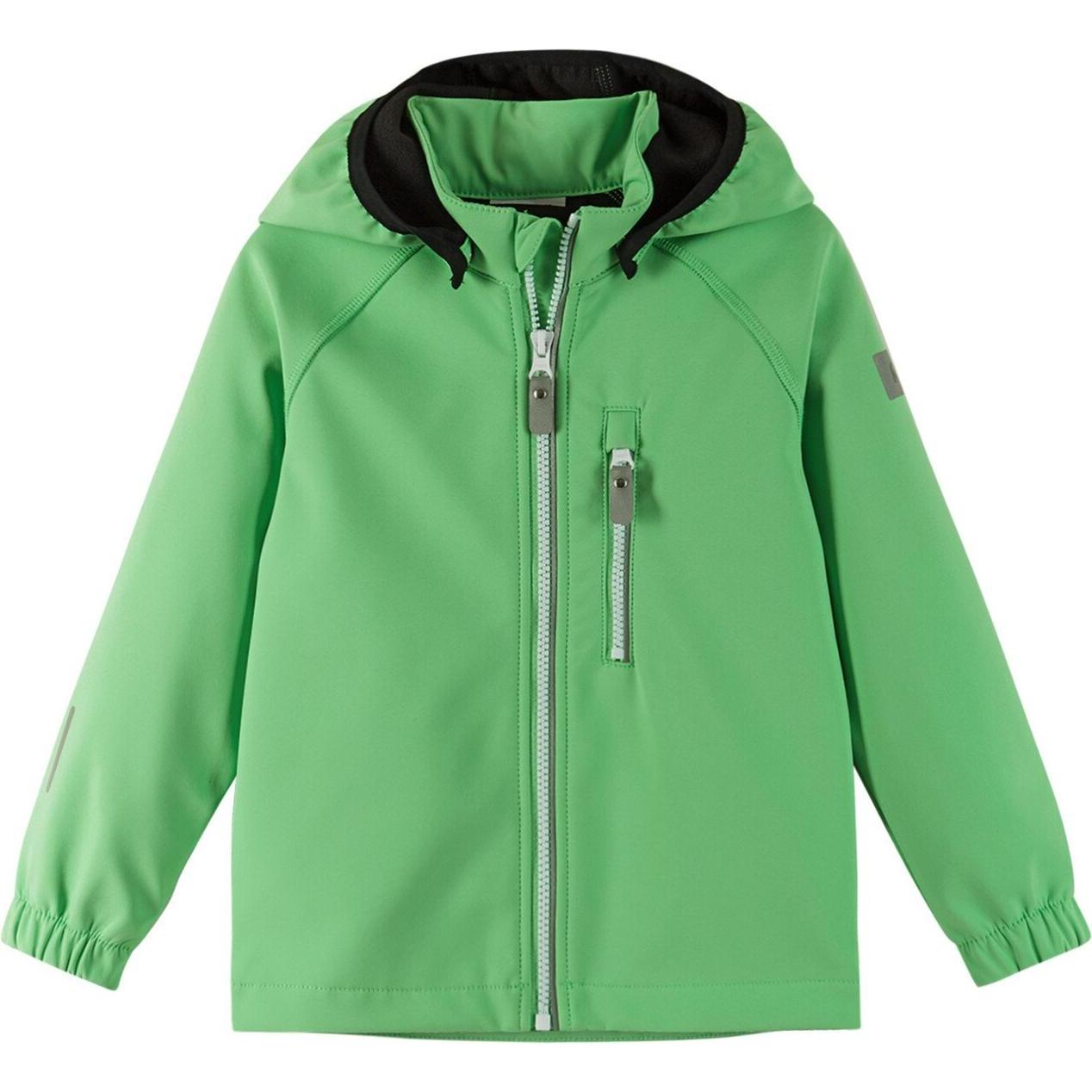 Reima, Unisex, Jacke, Kinder Softshell Jacke Vantti Summer (110), Grün, 110