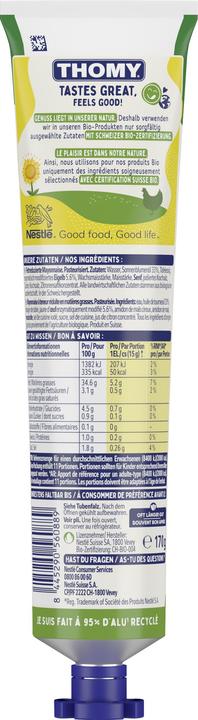 Actual product image THOMY Bio Mayonnaise (170 g)