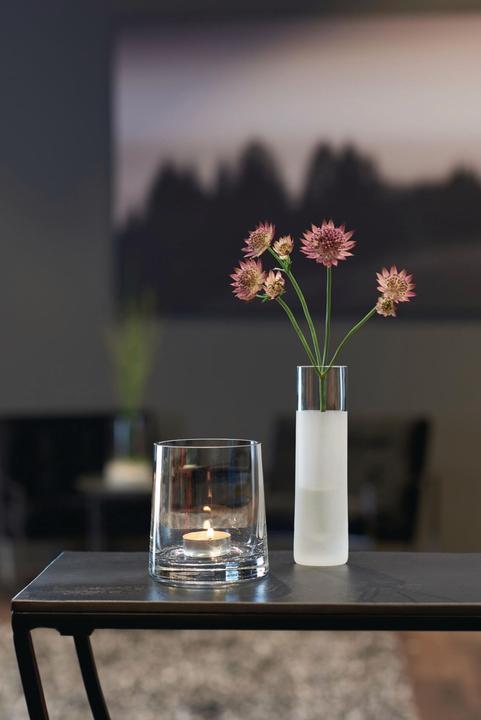 Produktbild Leonardo Vase Novara 16 cm 4 Stück, Transparent/Weiss (1 x)