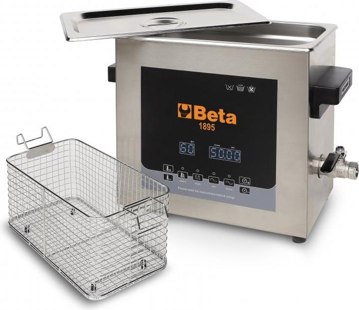 Productafbeelding BETA Gereedschap Ultrasone reinigingstank 1895 6 300 W 018950060 (6000 ml)