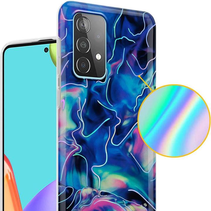 Image du produit Cadorabo Couverture IMD TPU Marbre coloré (Samsung Galaxy A52, Samsung Galaxy A52 5G, Samsung Galaxy A52s 5G)