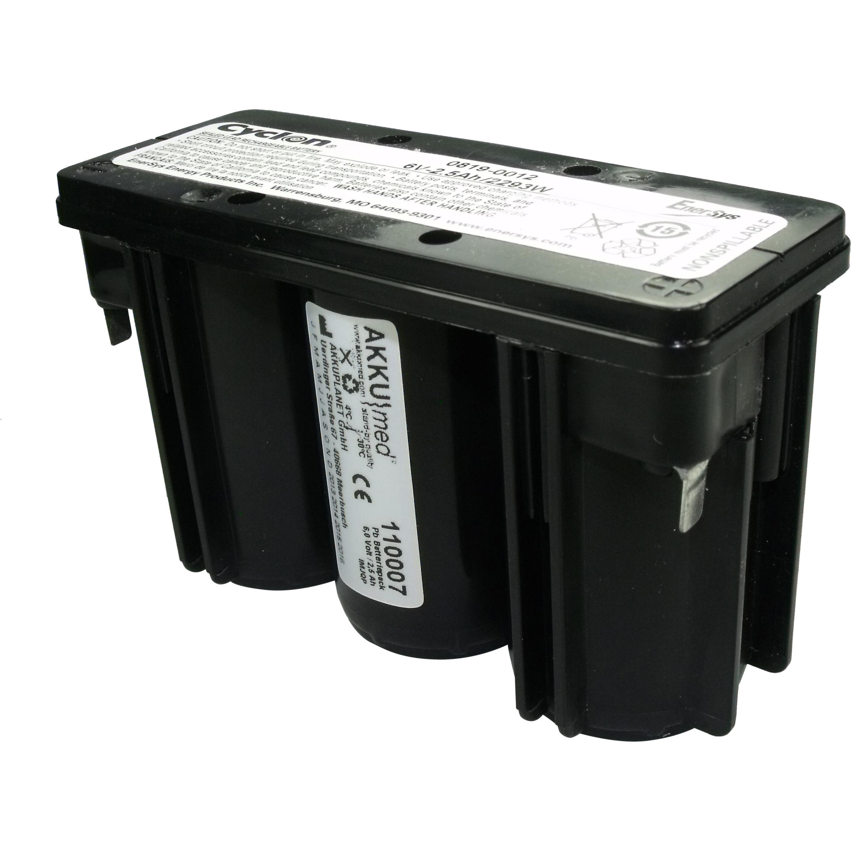 AccuCell Akku Ameda Incubator (1 Stk., Gerätespezifisch, 2500 mAh, Ladegerät inkl. Akku), Akku Ladegerät