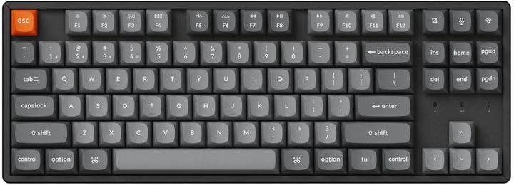 Actual product image Keychron Wireless Keyboard K8 Max RGB Brown Switch (black) (K8M-J3) (DE, Wireless)