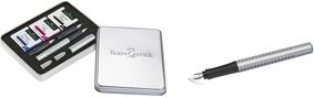 Produktbild Faber-Castell FABER-CA. Grip Füller Calligraphy 1.4mm 140957 feder in silber (Silber, 1 x)