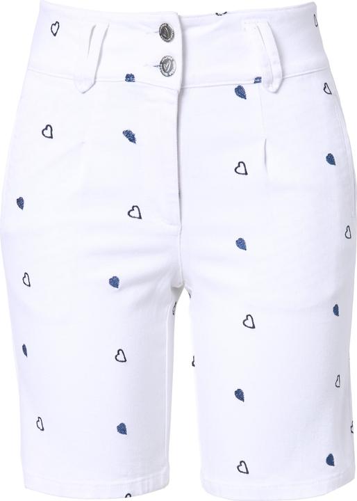 Produktbild Miamoda Jeans-Shorts, Straight Fit, Herz-Stickerei (60)
